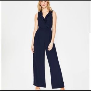 Boden Dolly sleeveless v-neck Jumpsuit size: 8R